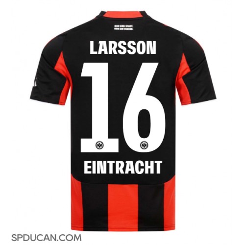 Muški Nogometni Dres Eintracht Frankfurt Hugo Larsson #16 Domaci 2025-26 Kratak Rukav